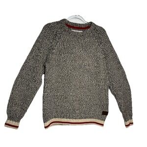 Roots Canada Cabin Collection Wool Blend Knit Sweater Men's Size M Sock Monkey